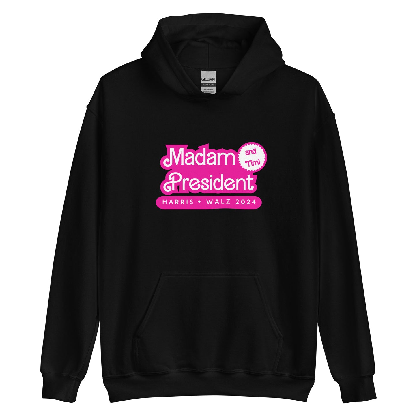 Madam President Unisex Hoodie Kamala Harris and Tim Walz