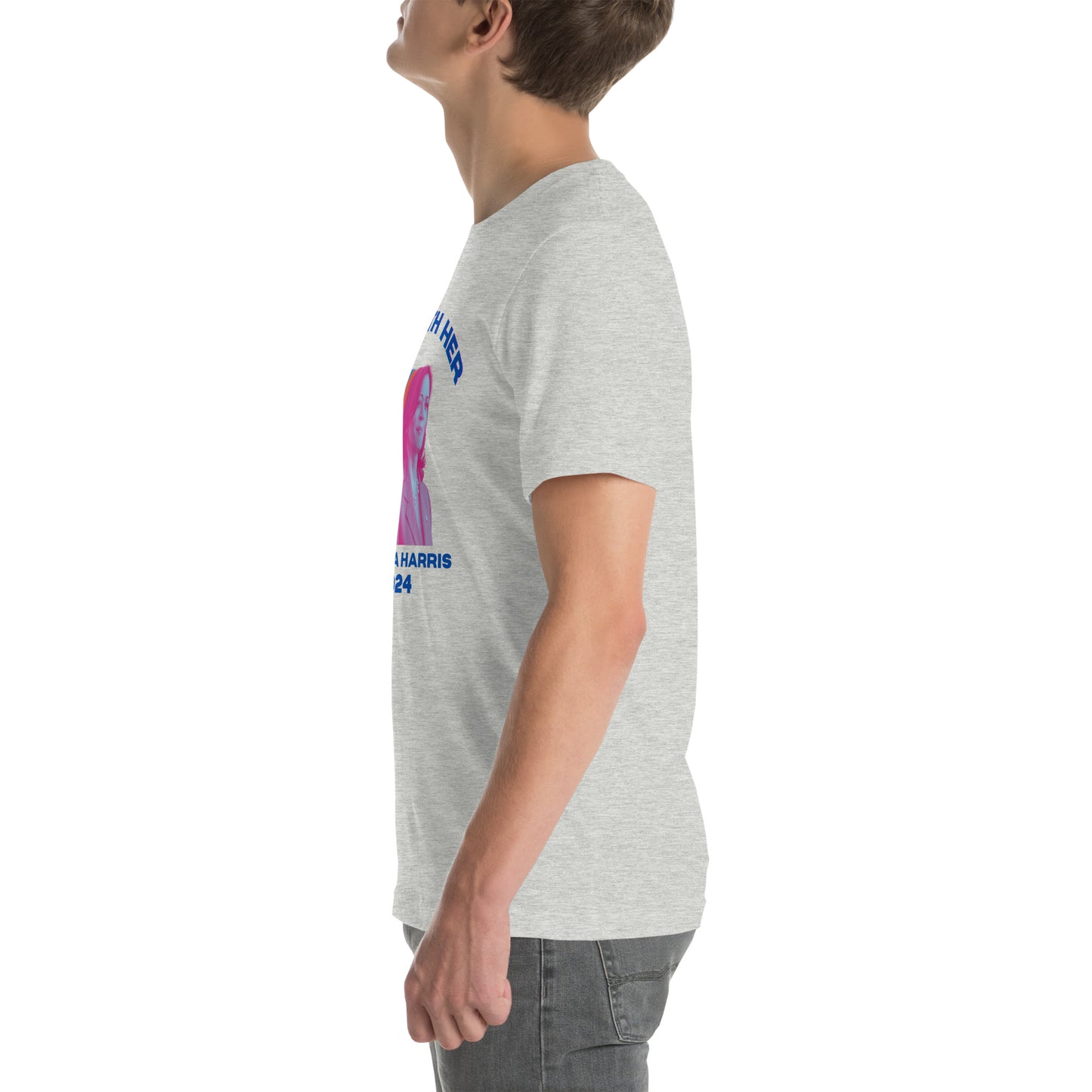 Kamala Harris Multicolor I'm WIth Her Unisex t-shirt