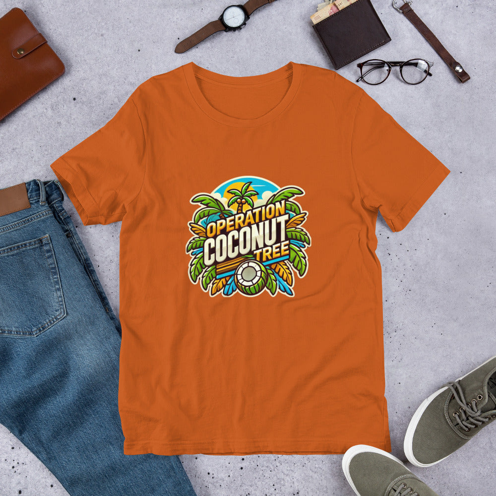Operation Coconut Tree Kamala Harris support rally Unisex t-shirt