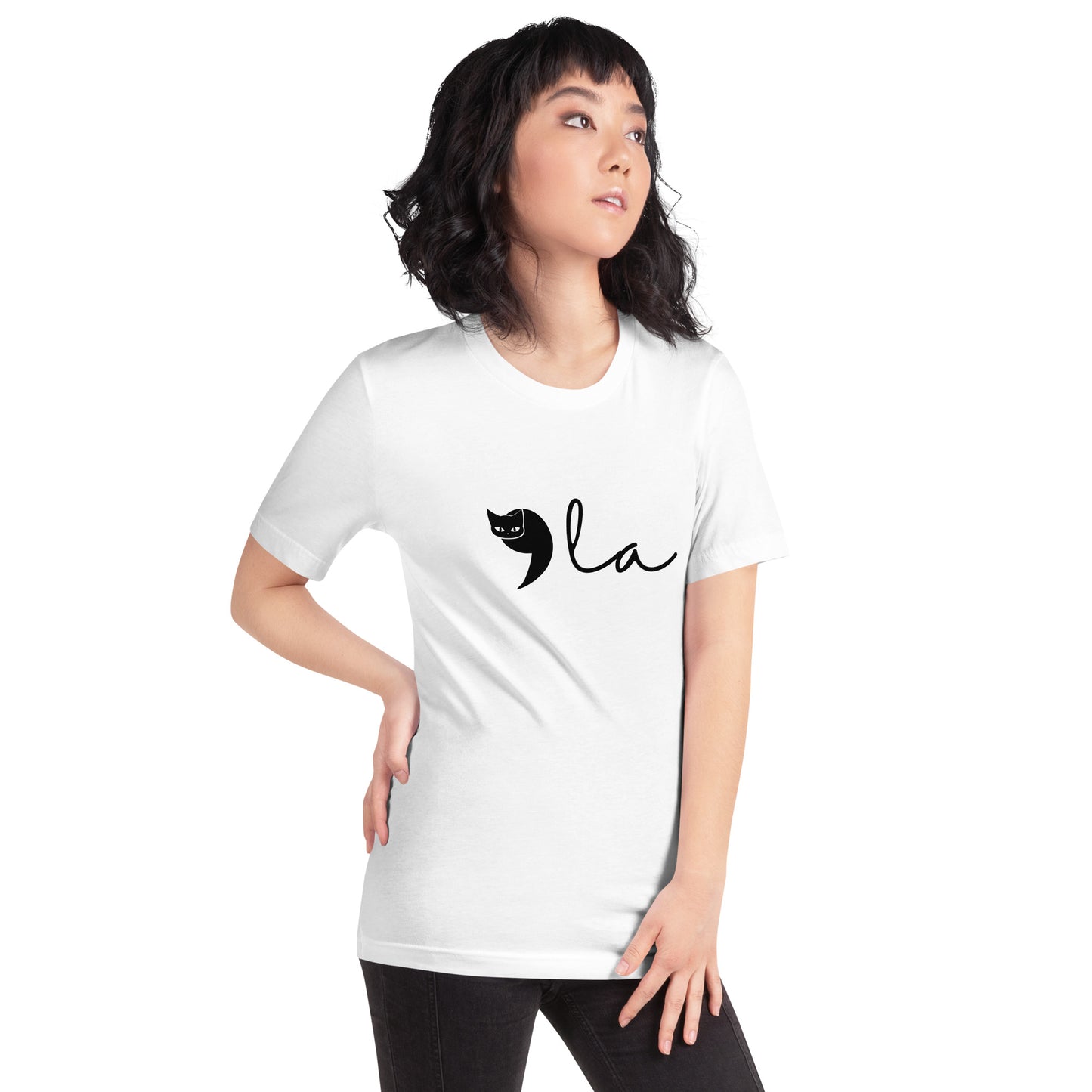 Cat Comma la Unisex t-shirt, Kamala Harris for president name shirt