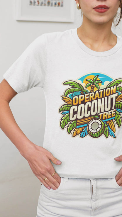 Operation Coconut Tree Kamala Harris support rally Unisex t-shirt