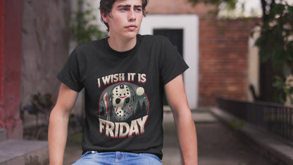 Unisex t-shirt Jason Voorhees Friday the 13th  I wish it was Friday
