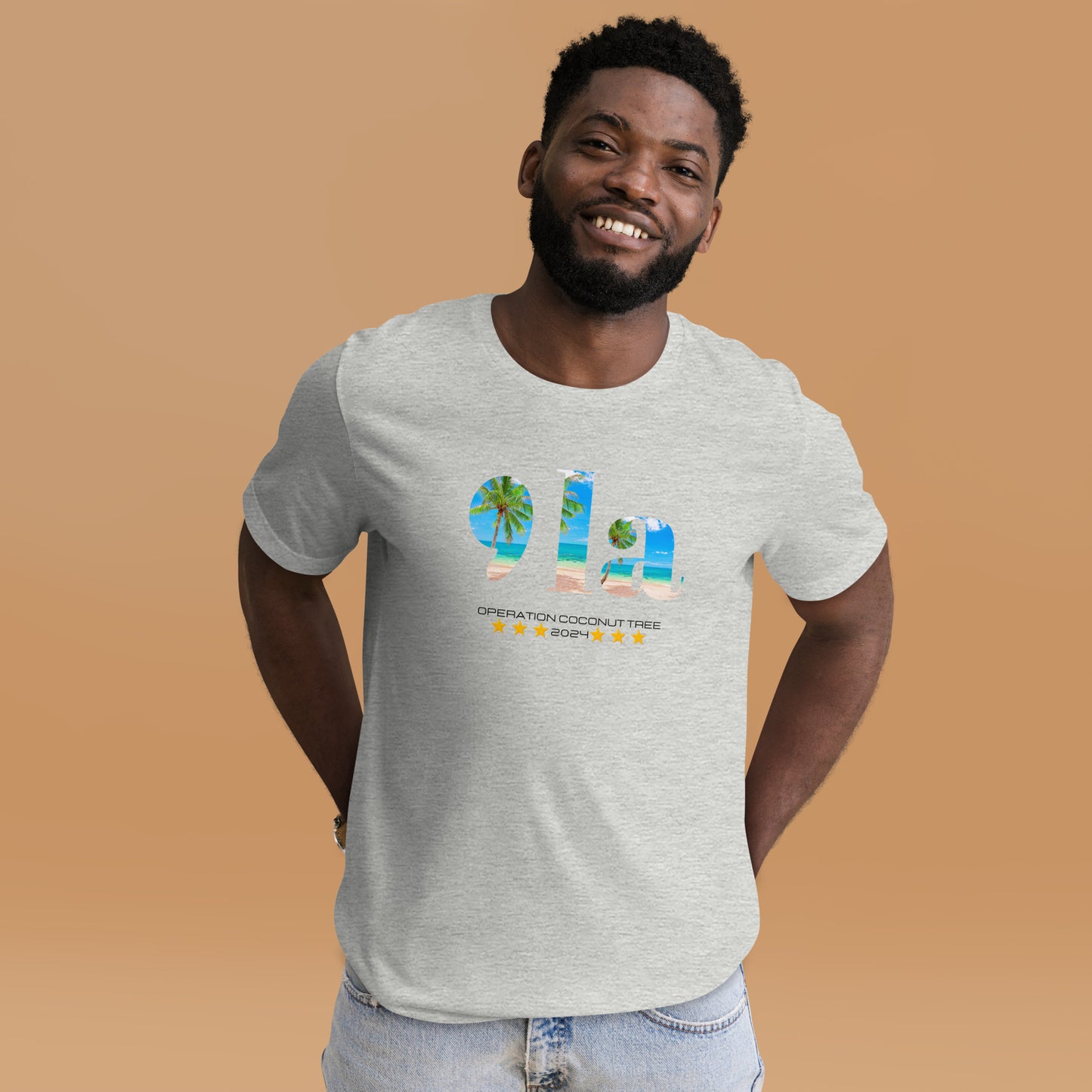 Comma la Operation Coconut Tree 2024 Unisex t-shirt Vote Kamala Harris for President