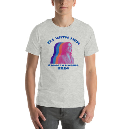 Kamala Harris Multicolor I'm WIth Her Unisex t-shirt