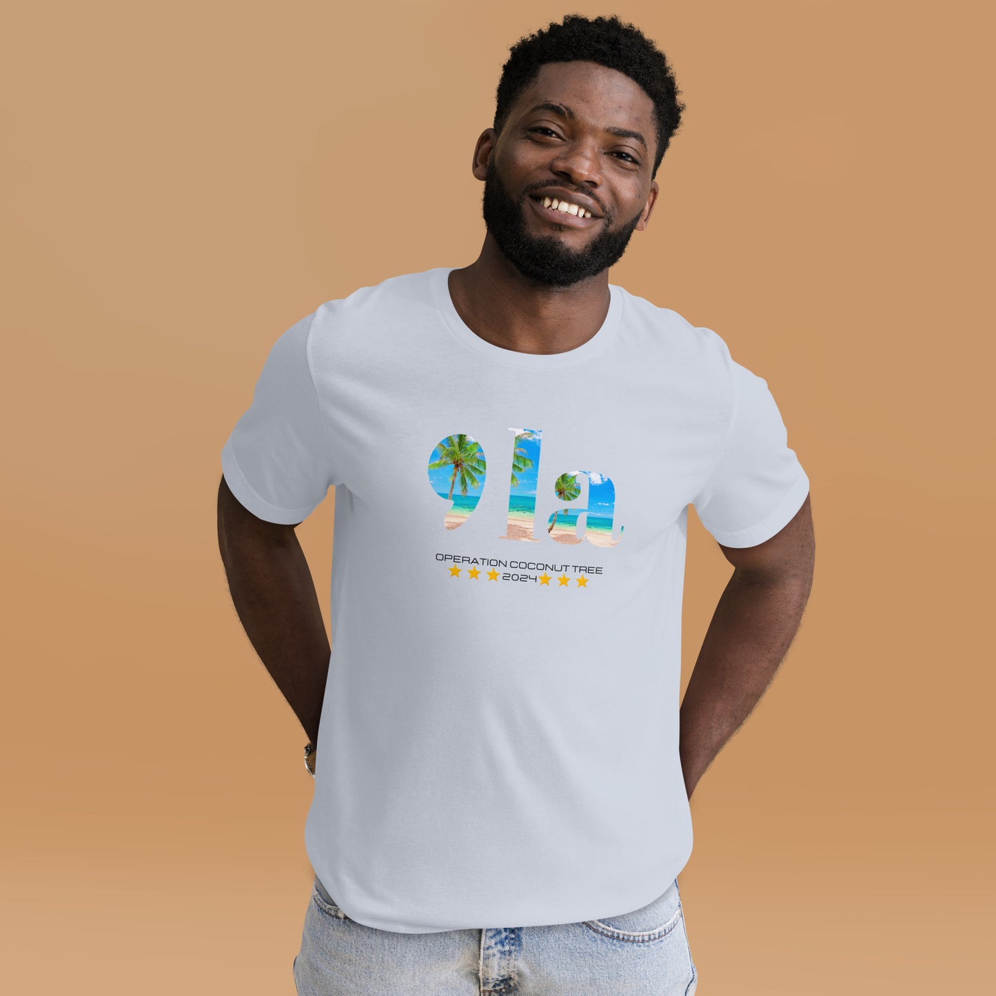 Comma la Operation Coconut Tree 2024 Unisex t-shirt Vote Kamala Harris for President