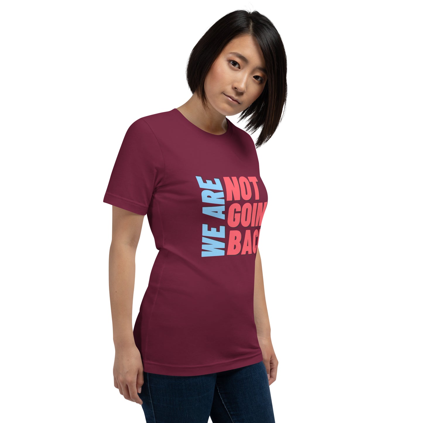 We are Not Going Back Kamala Harris Tim Walz Unisex t-shirt