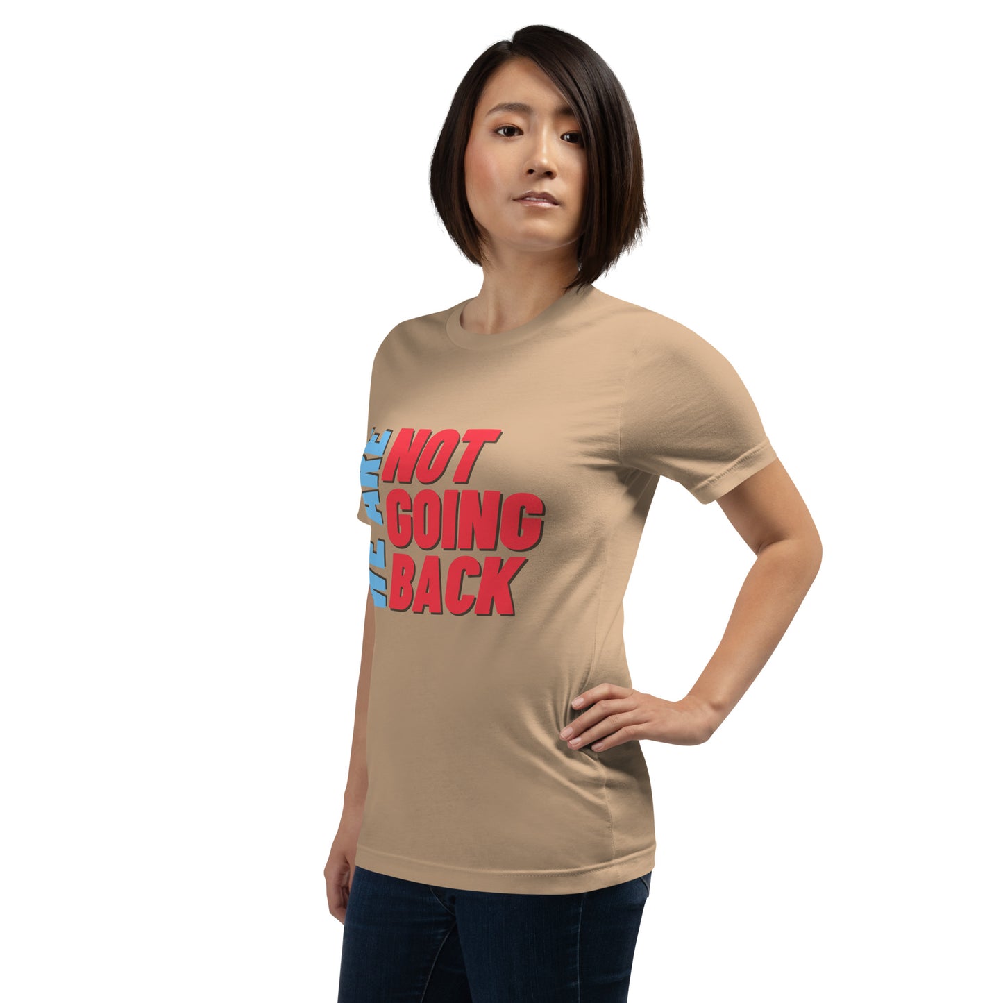 We are Not Going Back Kamala Harris Tim Walz Unisex t-shirt