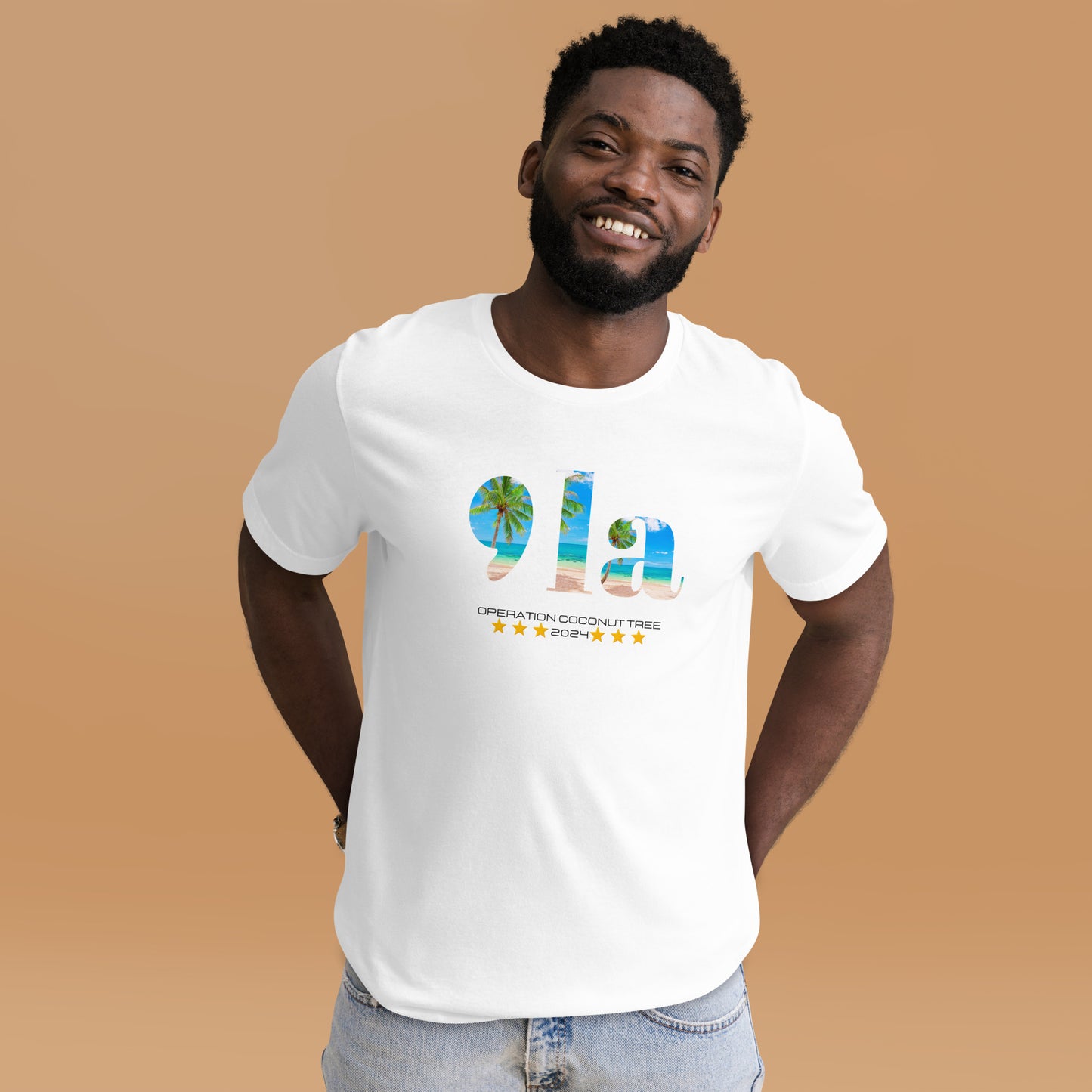 Comma la Operation Coconut Tree 2024 Unisex t-shirt Vote Kamala Harris for President