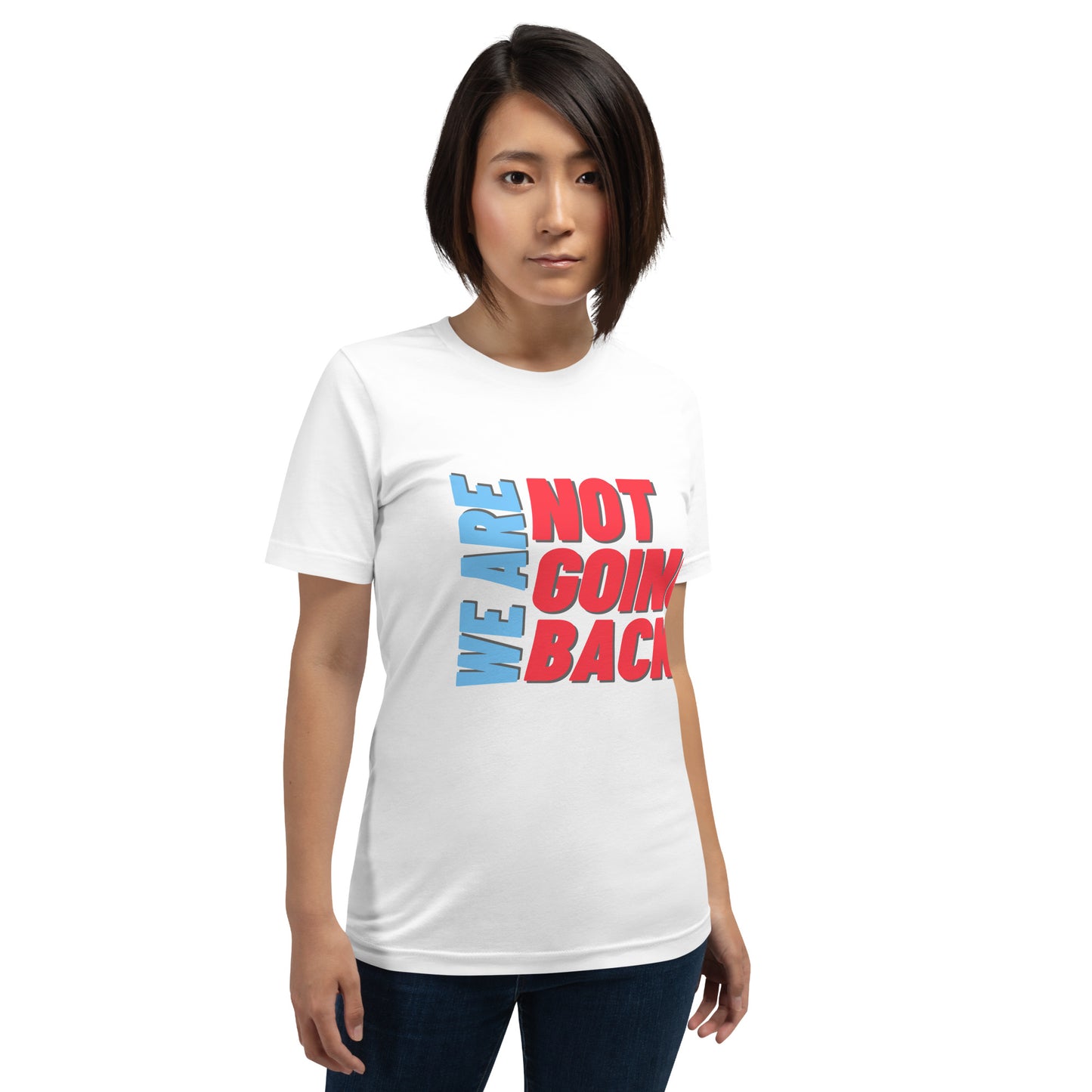 We are Not Going Back Kamala Harris Tim Walz Unisex t-shirt