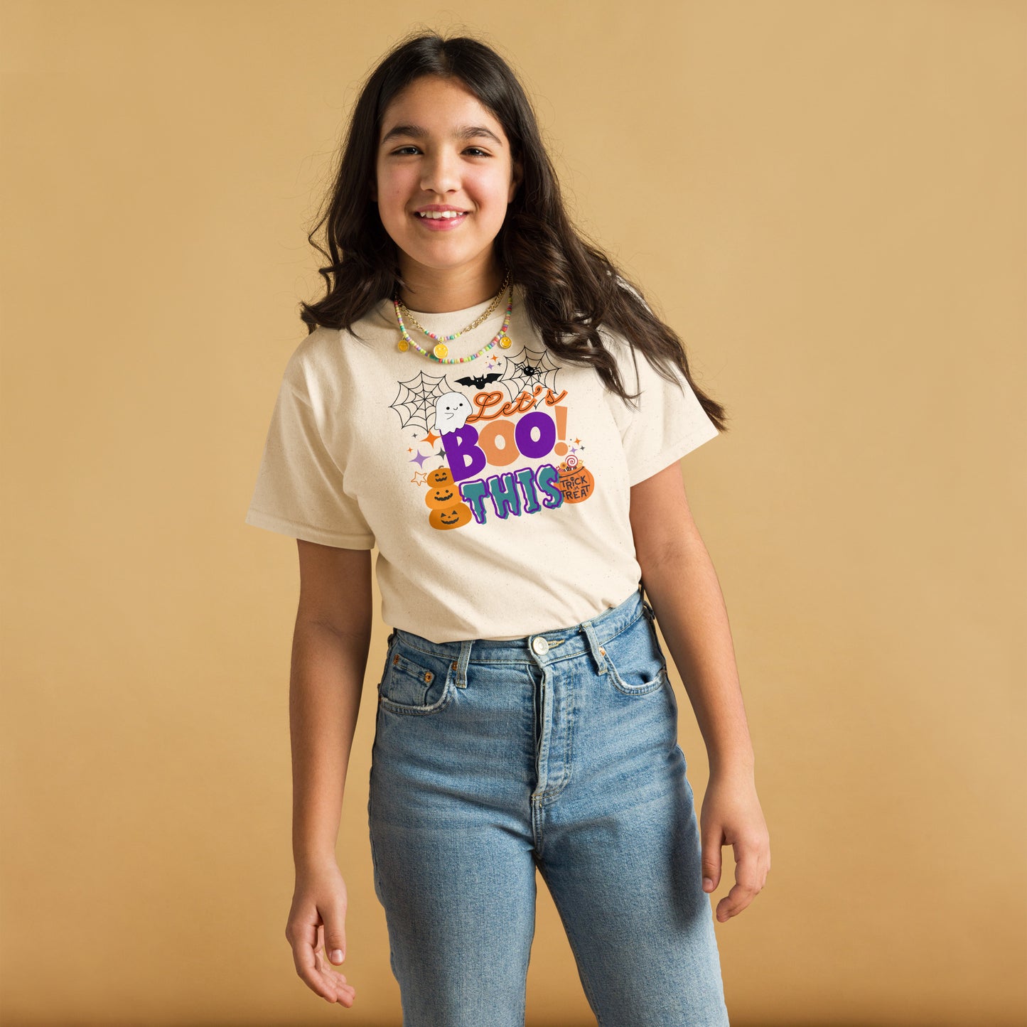 Halloween Let's BOO This Youth classic tee