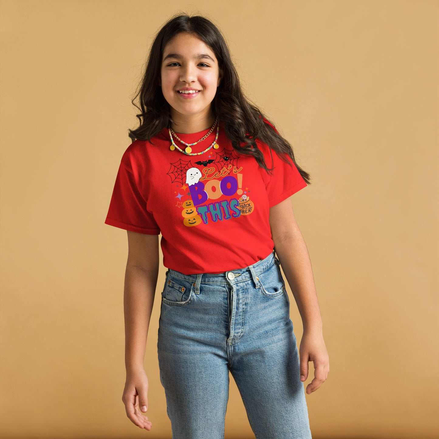 Halloween Let's BOO This Youth classic tee